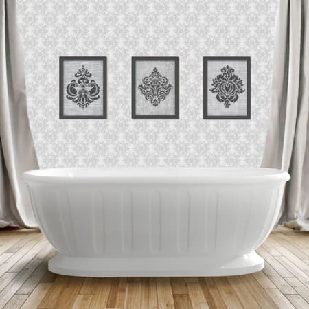 Miseno 249067 Bat Wh L White 67 Freestanding Acrylic Soaking Tub Miseno 249067 Bat Wh L