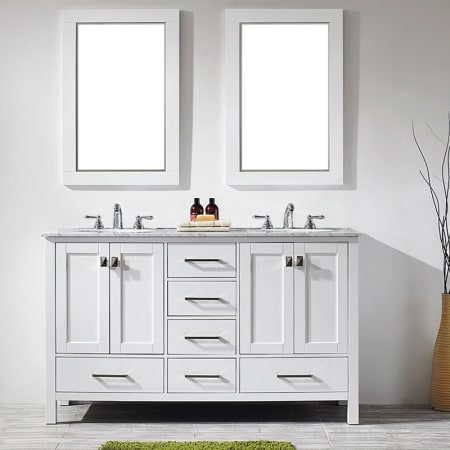 Miseno 723060 Wh Ca White Carrara Marble Top Marvin 60 Free A Large Image Of The Miseno Mv723060 White Carrara Marble Top