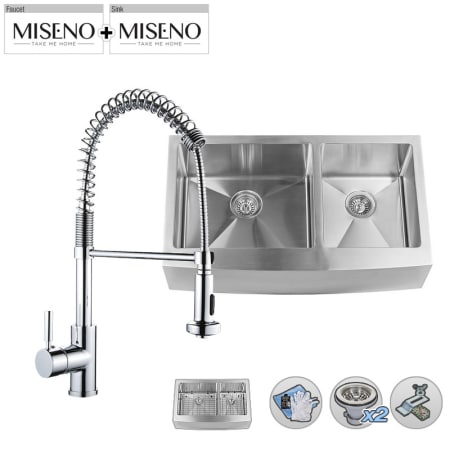 A large image of the Miseno MSS163620F6040/MK281 Polished Chrome Faucet