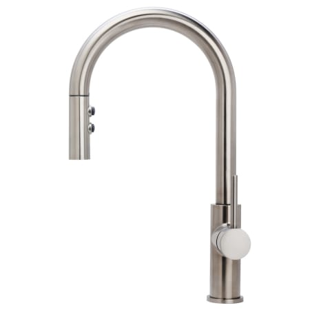 Miseno Mno191bss Stainless Steel 1 75 Gpm Pull Down Kitchen Faucet With Multi Flow Spray Head Includes Optional Deck Plate Faucetdirect Com