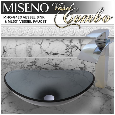 A large image of the Miseno MNOG423/ML631 Polished Chrome Faucet