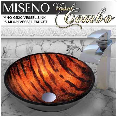 A large image of the Miseno MNOG520/ML631 Polished Chrome Faucet