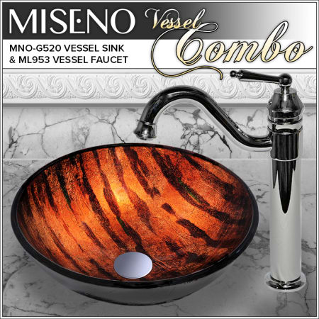 A large image of the Miseno MNOG520/ML953 Polished Chrome Faucet