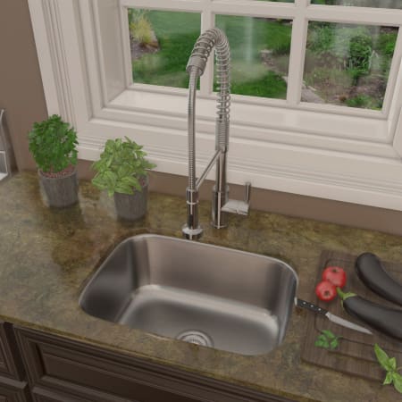A large image of the Miseno MSS2318SR/MK281 Polished Chrome Faucet