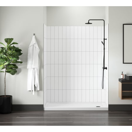 A large image of the Miseno MSW786036 Verticle White Tile