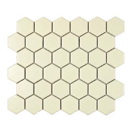 A large image of the Miseno MT-UT10022HEXMS1P Satin Ivory