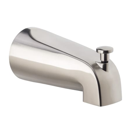 A large image of the Miseno MTS-550425E-R Miseno-MTS-550425E-R-Tub Spout in Brushed Nickel Side View