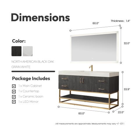 A large image of the Miseno MV-ALIS60S-GWT Alternate Image