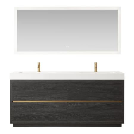 A large image of the Miseno MV-HUES72-WHT North American Black Oak