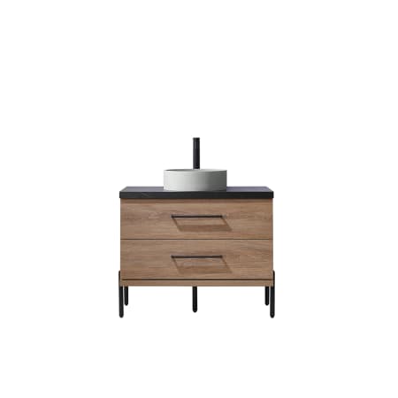 A large image of the Miseno MV-NM-705136C North American Oak / Black