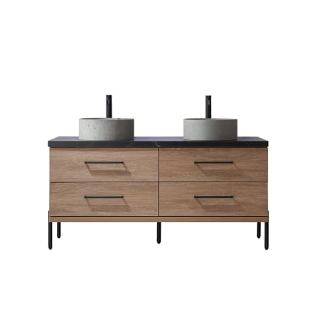 A large image of the Miseno MV-NM-705160R North American Oak / Black