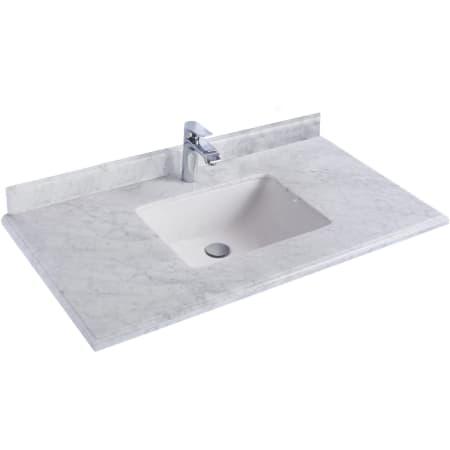 A large image of the Miseno MVT-42-313SQ1H White Carrara Marble