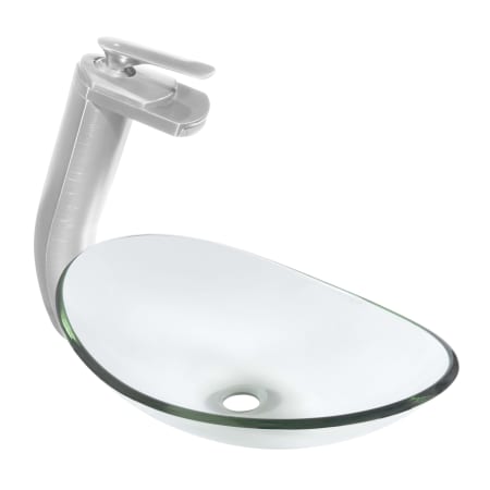 A large image of the Miseno MNOC423/ML750 Brushed Nickel Faucet