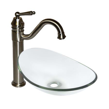 A large image of the Miseno MNOC423/ML953 Brushed Nickel Faucet