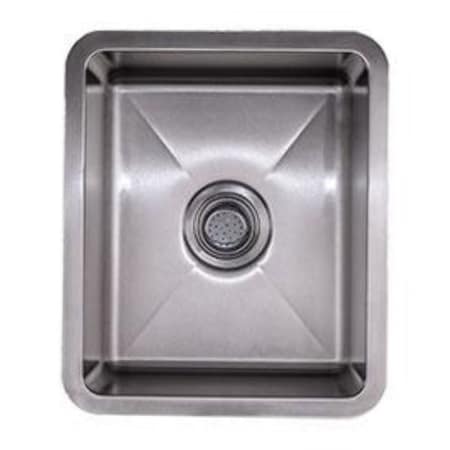 Miseno Mss1815 16 Gauge Stainless Steel 18 Undermount Single Basin A Large Image Of The Miseno Mss1815 16 Gauge Stainless Steel