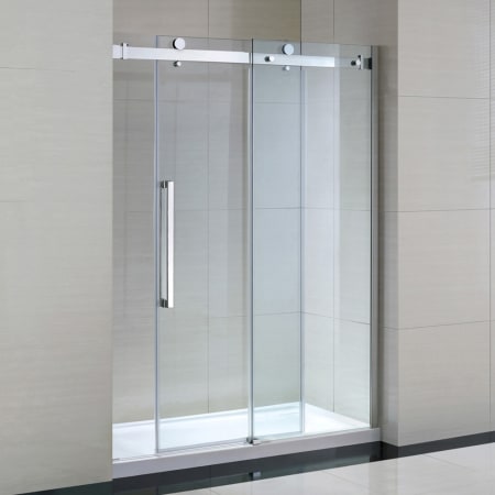 A large image of the Miseno MSDC6082NB Chrome / Clear