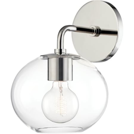 A large image of the Mitzi H270101 Polished Nickel