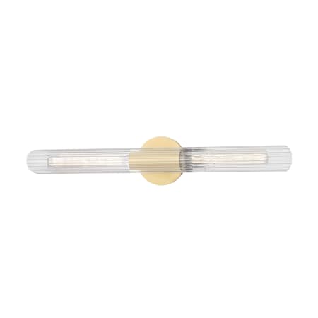 A large image of the Mitzi H177102L Aged Brass