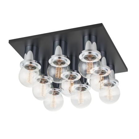 A large image of the Mitzi H526509 Polished Chrome / Soft Black