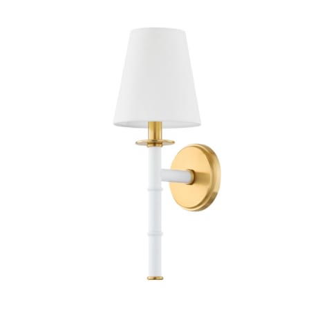 A large image of the Mitzi H759101 Aged Brass / Soft White