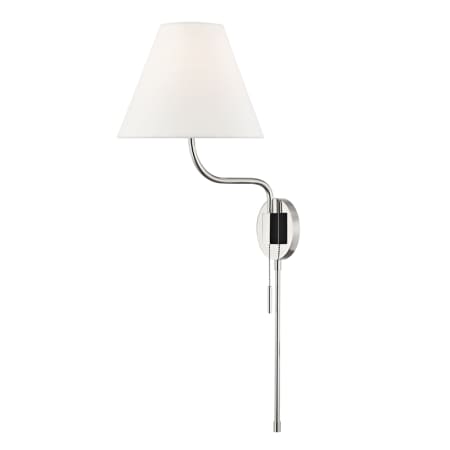 A large image of the Mitzi HL240101 Polished Nickel