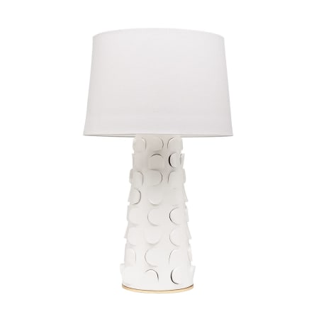 A large image of the Mitzi HL335201 White Lustro / Gold Leaf