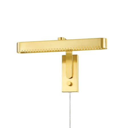 A large image of the Mitzi HL563201 Aged Brass