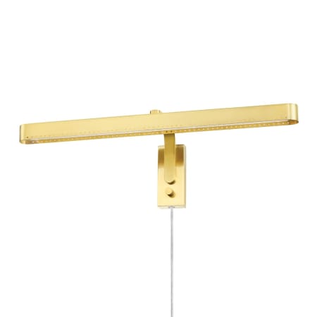 A large image of the Mitzi HL563202 Aged Brass