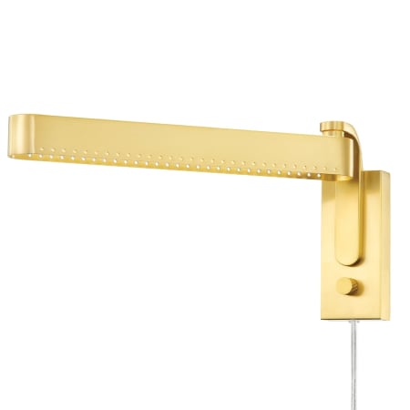 A large image of the Mitzi HL563203 Aged Brass