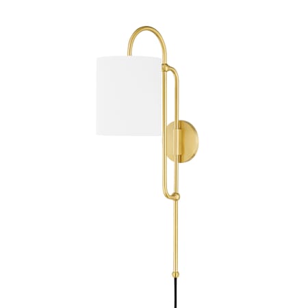 A large image of the Mitzi HL641201 Aged Brass