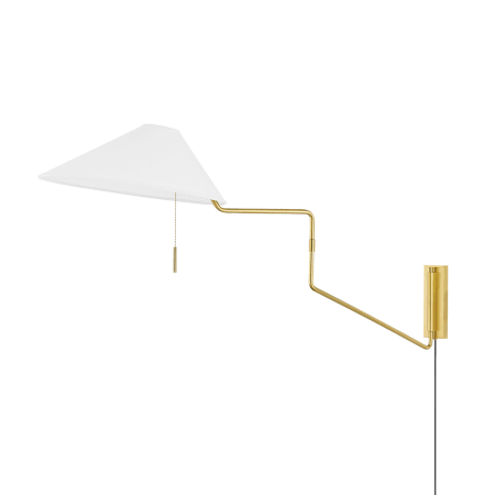 A large image of the Mitzi HL647201 Aged Brass