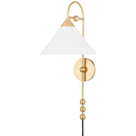 A large image of the Mitzi HL682201 Aged Brass