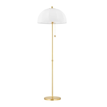 A large image of the Mitzi HL816401 Aged Brass