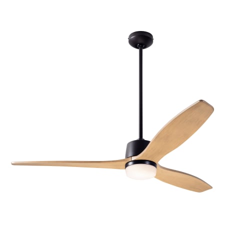 A large image of the Modern Fan Co. Arbor with Light Kit Dark Bronze and Maple with 870 Light Kit