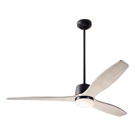 A large image of the Modern Fan Co. Arbor with Light Kit Dark Bronze and Whitewash with 870 Light Kit