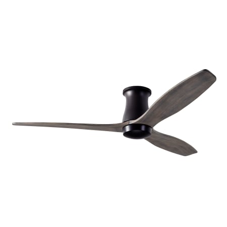 A large image of the Modern Fan Co. Arbor Flush Dark Bronze and Graywash blades