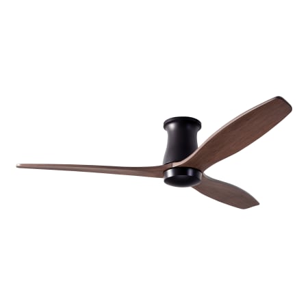 A large image of the Modern Fan Co. Arbor Flush Dark Bronze and Mahogany blades