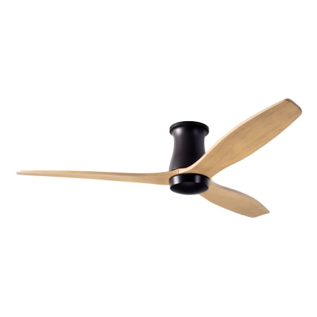 A large image of the Modern Fan Co. Arbor Flush Dark Bronze and Maple blades