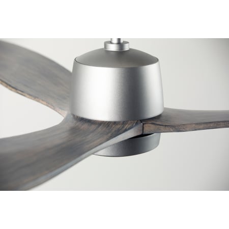 A large image of the Modern Fan Co. Arbor Graphite and Graywash - Side 2