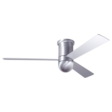A large image of the Modern Fan Co. Cirrus Flush Brushed Aluminum