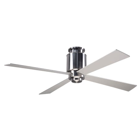 A large image of the Modern Fan Co. Lapa Flush Bright Nickel