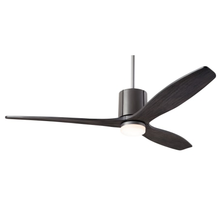 A large image of the Modern Fan Co. LeatherLuxe with Light Kit Graphite / Gray