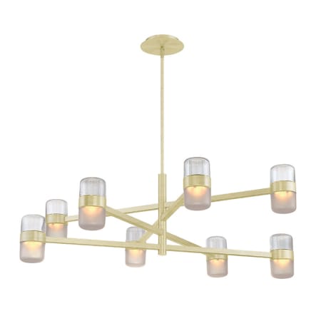 A large image of the Modern Forms PD-25740 Brushed Brass