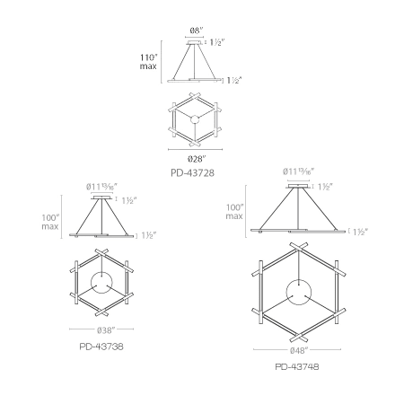 A large image of the Modern Forms PD-43748 Modern Forms PD-43748