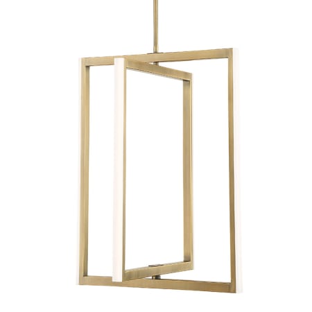 A large image of the Modern Forms PD-45926 Aged Brass