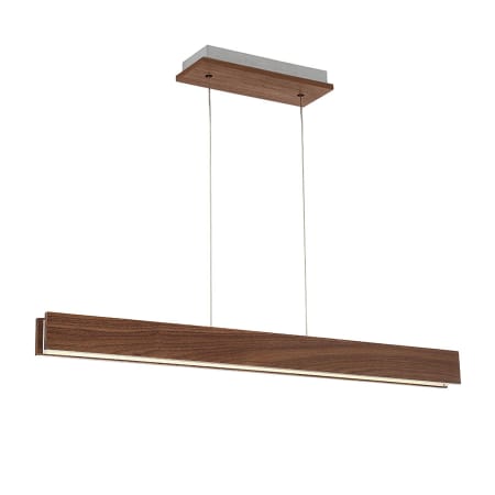 A large image of the Modern Forms PD-58738 Dark Walnut