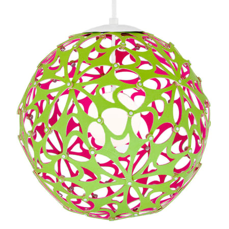 A large image of the Modern Forms PD-89936 Green / Pink / White