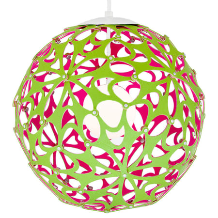 A large image of the Modern Forms PD-89948 Green / Pink / White