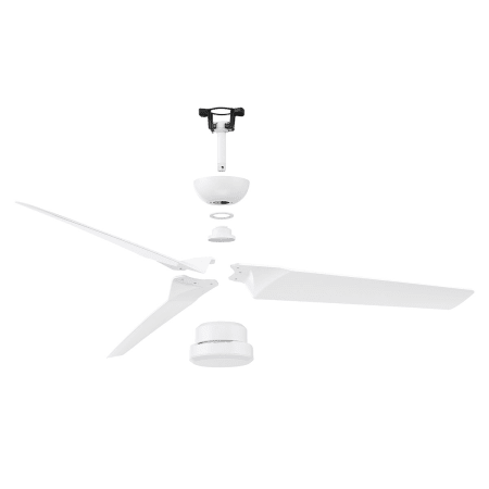Modern Forms Fr W1910 52 Mb Matte Black Roboto 52 3 Blade Hanging