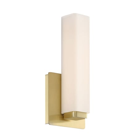 A large image of the Modern Forms WS-3111 Brushed Brass / 2700K